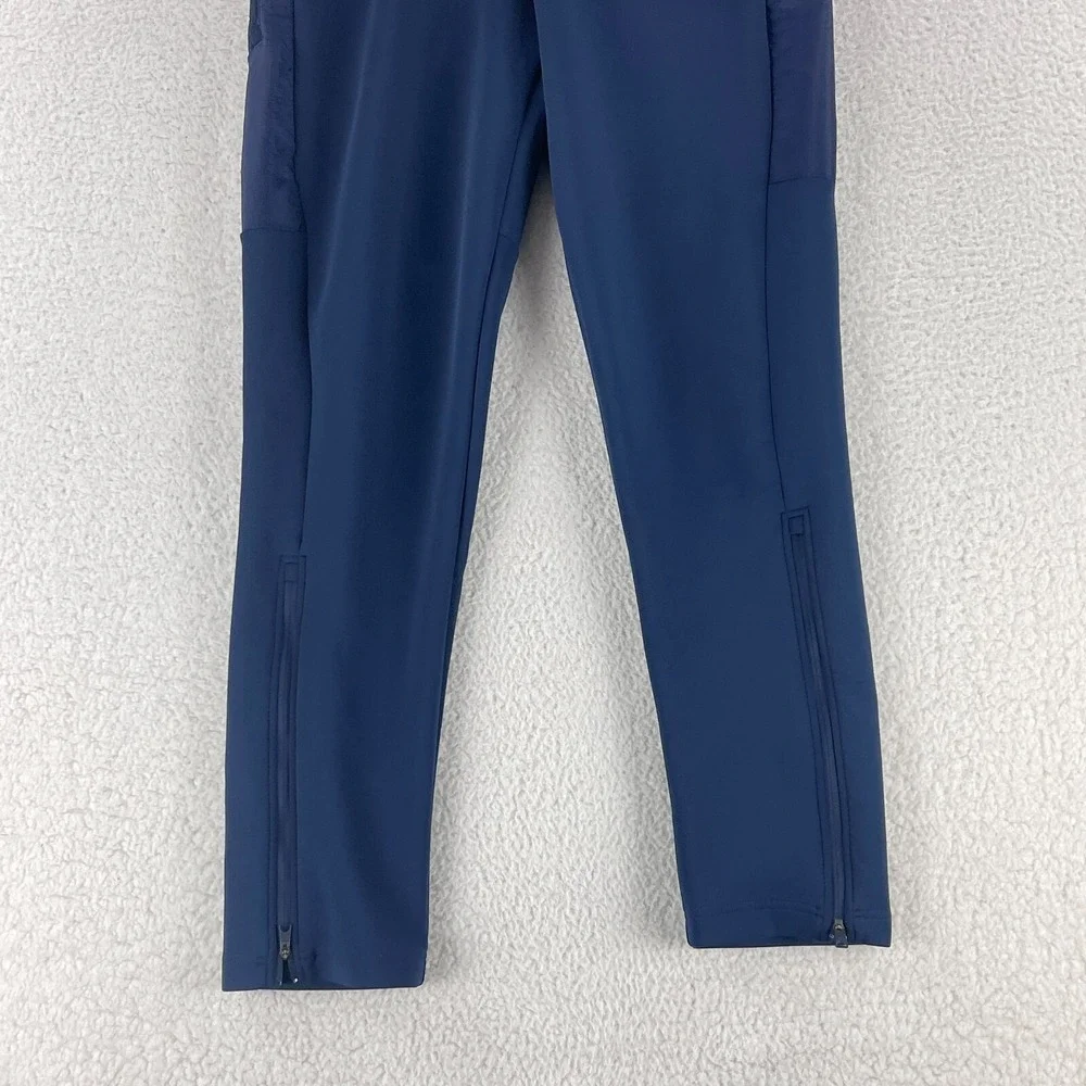 Nike Jordan Blue Training Game Straight Leg Pants Mens Pull On Drawstring Size M